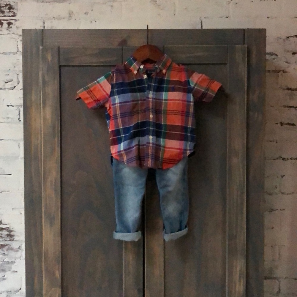 18mo OshKosh skinny jeans & Ralph Lauren shirt